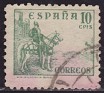 Spain 1937 Cid & Isabel 10 CTS Verde Edifil 817. 817 u. Subida por susofe